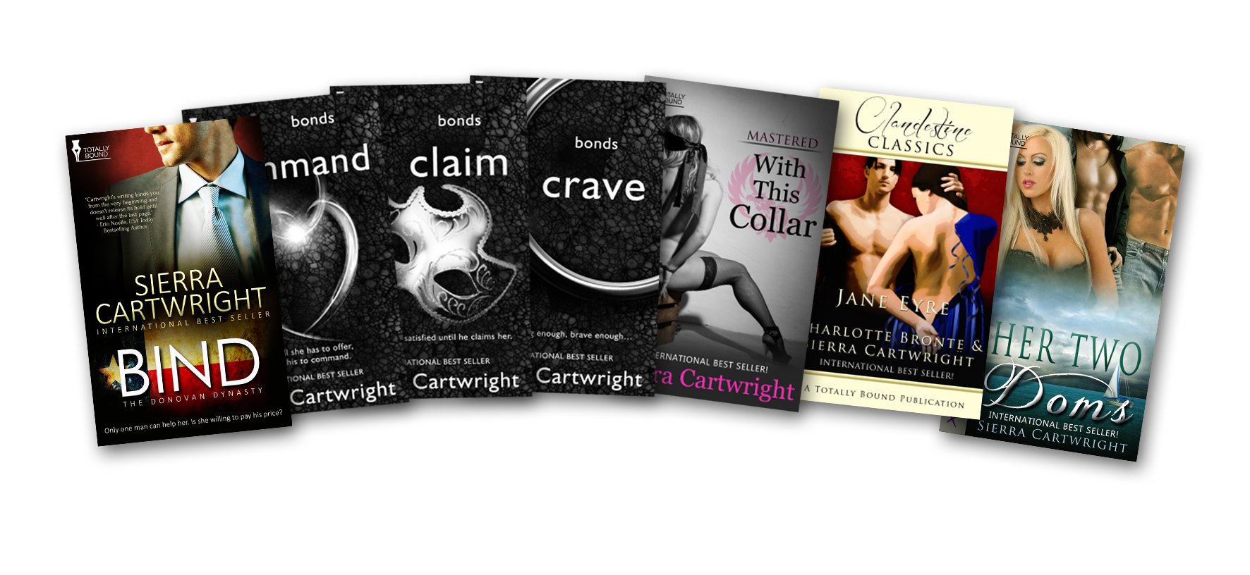 Sierra Cartwright - Bestselling contemporary BDSM erotic romance author - new series Donovan Dynasty out now